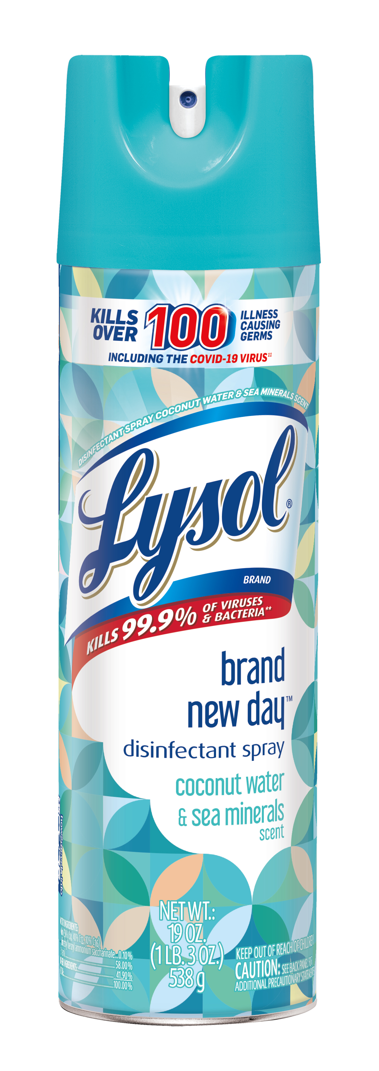 LYSOL Disinfectant Spray  Brand New Day Coconut Water  Sea Minerals